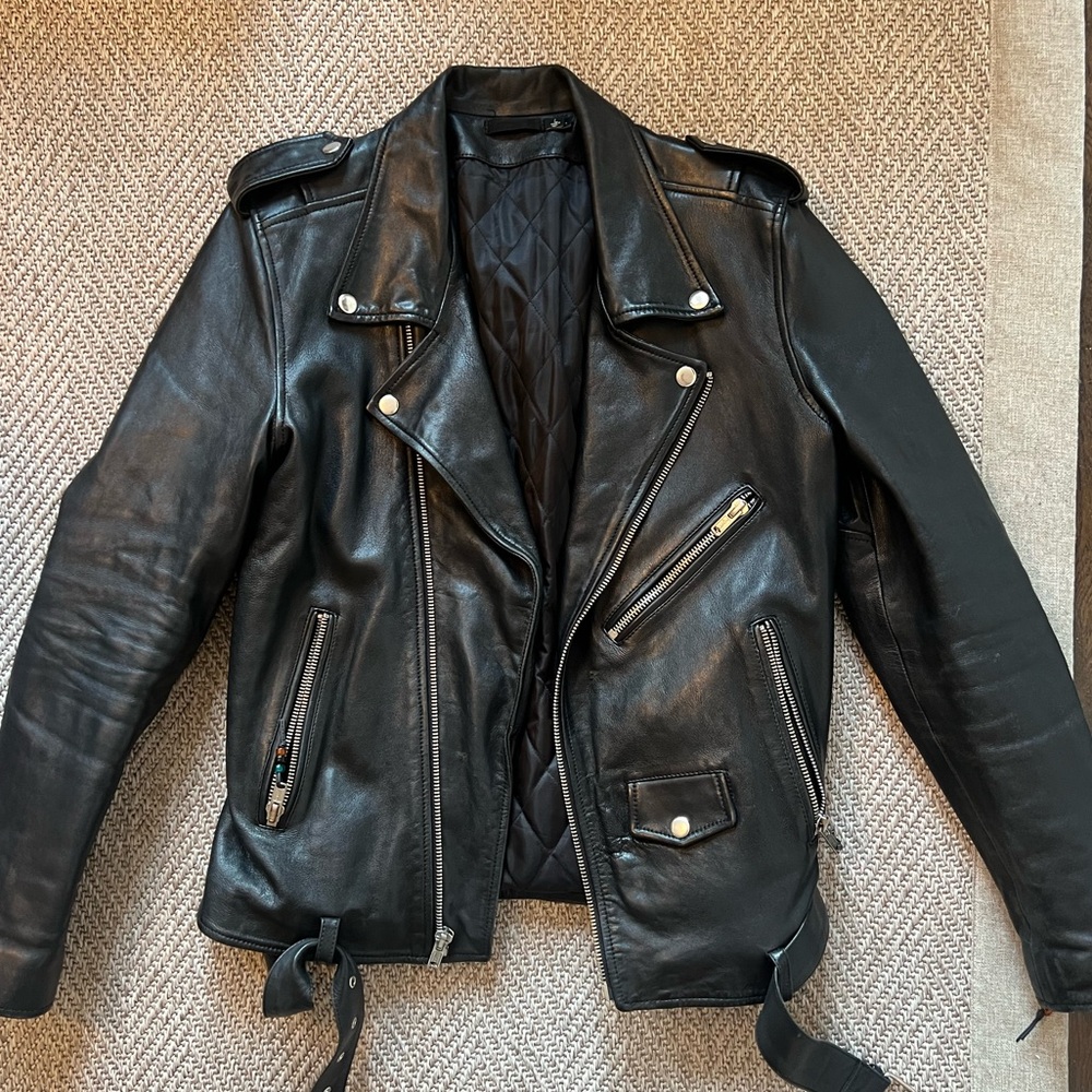 BLK DNM Moto Jacket in L